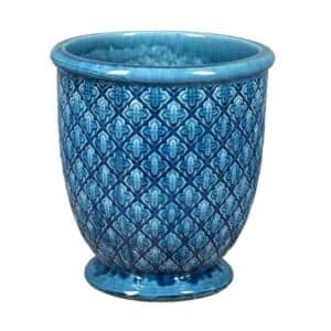Singapore 1-02Q Turquoise Round Planter