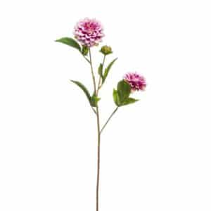 Artificial Dahlia Mini Spray Purple L68cm