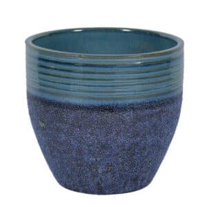 Corsica 34SBG Sand Blue Green Round Planter