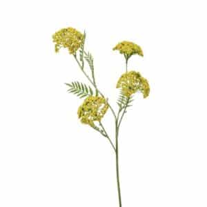Artificial Achillea Spray Yellow L60cm