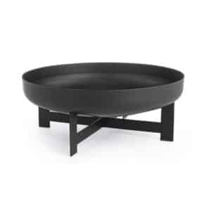 Efesto Black Round Fire Bowl D60cm