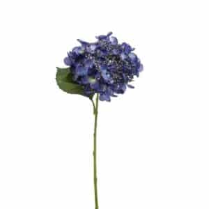 Artificial Hydrangea Spray Dark Blue L50cm