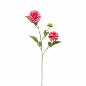 Artificial Dahlia Mini Spray Pink L68cm
