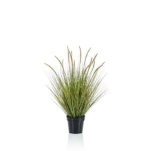 Artificial Pennisetum Grass H85cm in Black Pot
