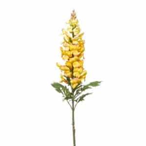 Artificial Antirrhinum Spray Yellow L92cm