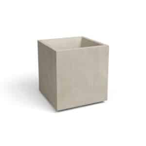 Sydney Pot with Water Reserve 40cm Matte Cream