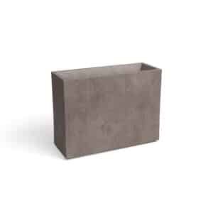 Sydney High Plant Box Water Reserve 80cm Matte Taupe