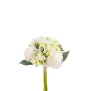 Artificial Hydrangea Rose Bundle Cream L32cm
