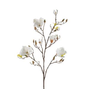 Artificial Magnolia spray cream L105cm