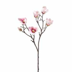 Artificial Magnolia Mini Spray Light Pink L65cm