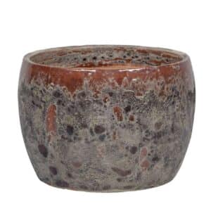 Vikan 02BR Red Brown Round Planter