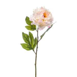 Artificial Peony Chelsea Spray Light Pink L77cm