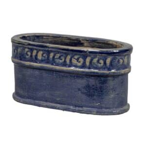 Adelaide 1-06AB Antique Blue Trough Planter