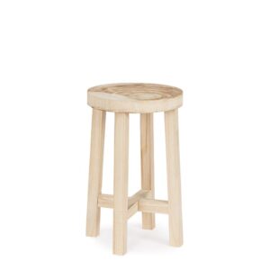 Yako Round Natural Wood Coffee Table D31cm