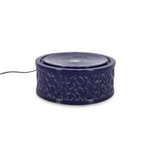 Lysa Round Blue Fountain With LED Lights