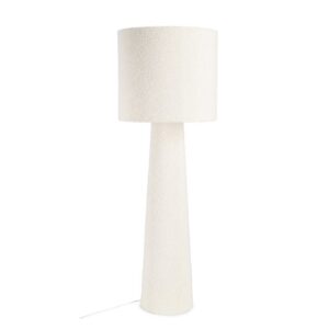 Radha Beige Floor Lamp Bouclé, H130cm