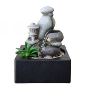 Table-Top Water Fountain Zen Garden