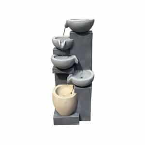 Water Fountain with Bowls H78cm