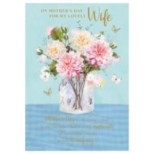 Mother's Day Greeting Card - For my Lovely Wife