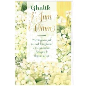 Mother's Day Greeting Card - Ghalik F'Jum l-Omm