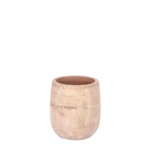 Minh Tall Terracotta Round Planter Small