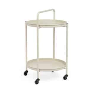 Austin Gypsum Twin Trolley With Tray D44.5cm