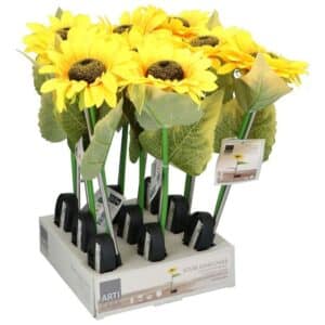 Articasa Solar Artificial Sunflower Ø18xh70cm