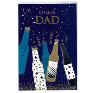 Father's Day Greeting Card - Cheers Dad