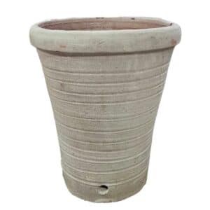 Terracotta Pot Cono Rigato D50cm H60cm