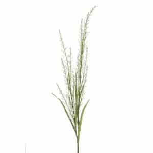 Grass flower spray white L140cm