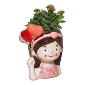 Cactus Mix in Pink Girl Cover Pot 6.5cm