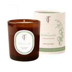The Kitchen Garden 230g Amber Glass Soy Wax Candle
