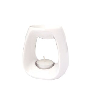 White Ceramic Wax Melter