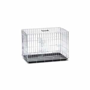Beeztees Dog Cage with 2 Doors Galvanized Wire Medium