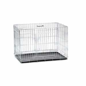 Beeztees Dog Cage with 2 Doors Galvanized Wire Large