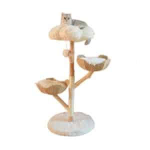 Cat Scratching Tree 2 Baskets + Cloud Bed