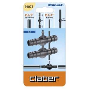 1/2” - 1/4” 2-Way Coupling