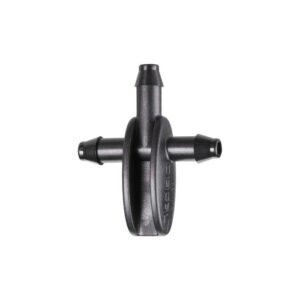 6mm (1/4") T 3-way coupling - 10pcs
