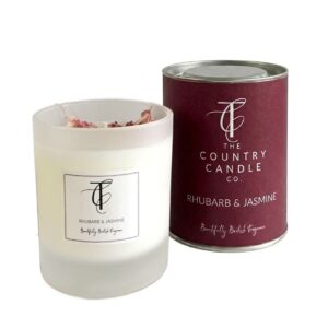 Rhubarb & Jasmine 30cl Glass Candle