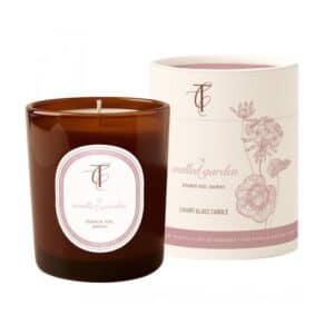 The Walled Garden 230g Amber Glass Soy Wax Candle