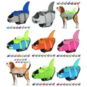 Shark-Style Dog Life Jacket