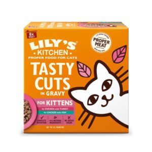680g Cat Food Tasty Cuts Kittens Multipack (8x85g)
