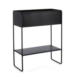 Madelyn Black Rectangular Flower Holder