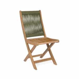 Danubio Olive Folding Chair - FSC
