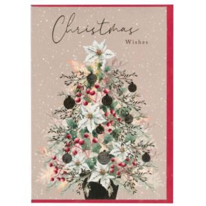 Greeting Card - Christmas Wishes - Tree
